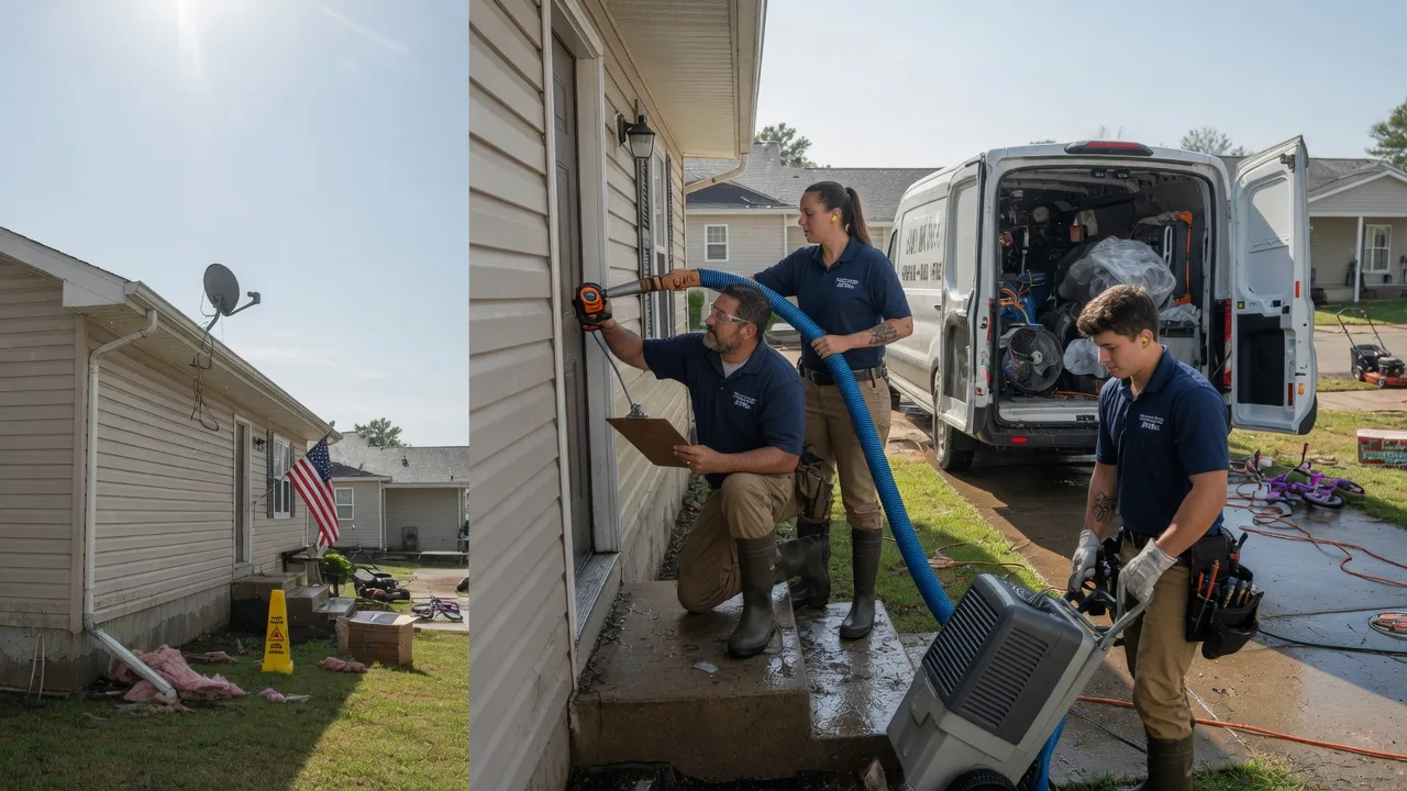 Ceiling Water Damage Restoration in Ortley, SD near me